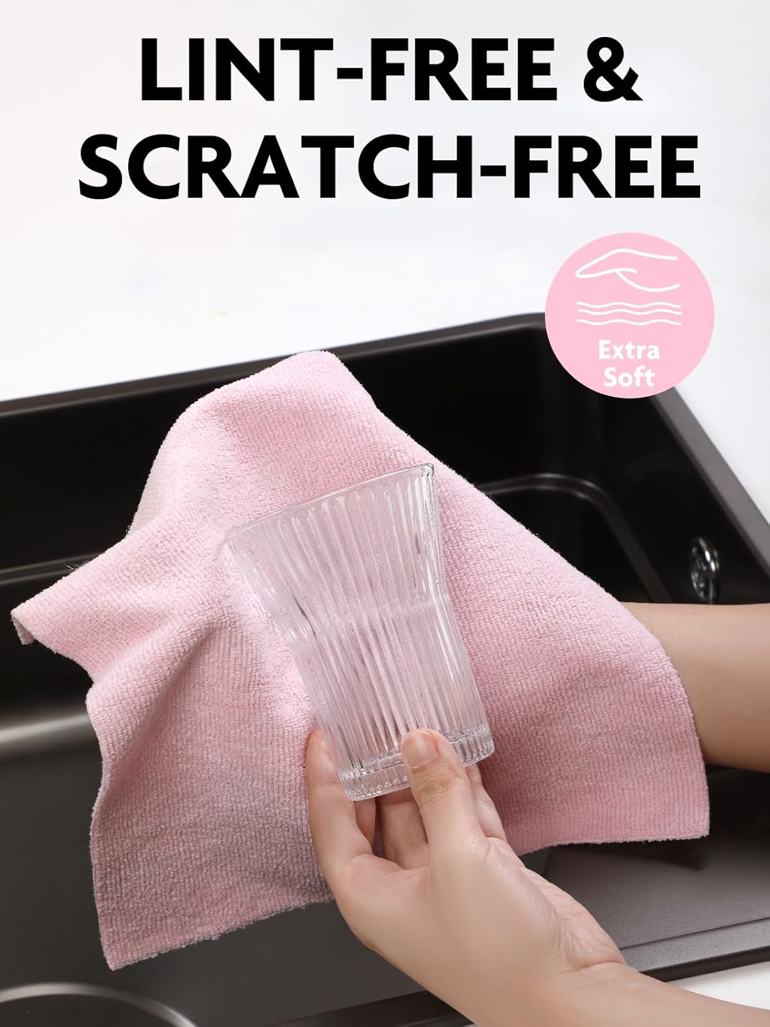 Fantasticlean Kitchen Towels - 40 Sheets - Reusable Washable Dishcloth Rolls, Super Absorbent, Premium Microfiber Cleaning Cloths, 10'' by 10'' (Beige, MossGreen)
