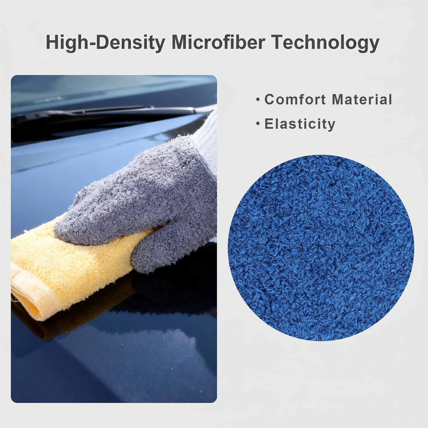 3 Pairs Microfiber Dusting Mitt Household Cleaning Gloves Leaf Cleaning Gloves Washable Reusable for Blinds, Windows, Plants, Furniture Clean