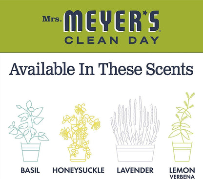 Mrs. MEYER'S CLEAN DAY Liquid Dish Soap Refill Lemon Verbena, 48 Fl Oz. (Pack of 6)