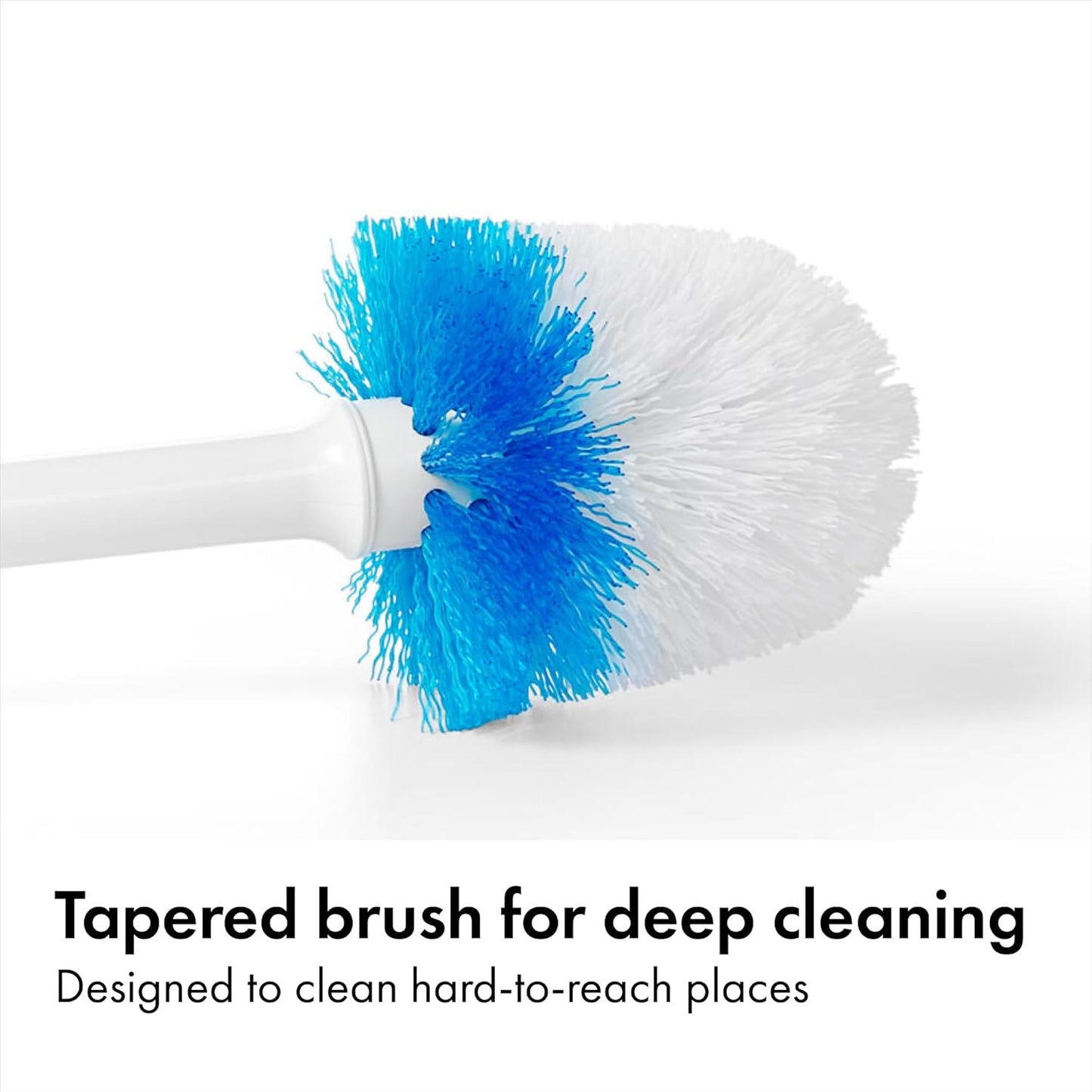 OXO Good Grips Compact Toilet Brush & Canister - Gray