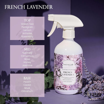 ‌M&SENSE Air & Fabric & Pet Odor Eliminator Spray - 16.9oz Large Size Natural Safe Air Freshener Rose Scented Deodorizer for Home Eliminates Smoke & Musty Smells, Ideal for ‌Dining Room Living Spaces
