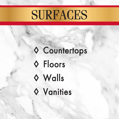 Stone Care International Daily Cleaner/Polish & Sealer Stone Care Kit for Granite, Quartz, Quartzite, Limestone Countertops - No residue, Superior Protection