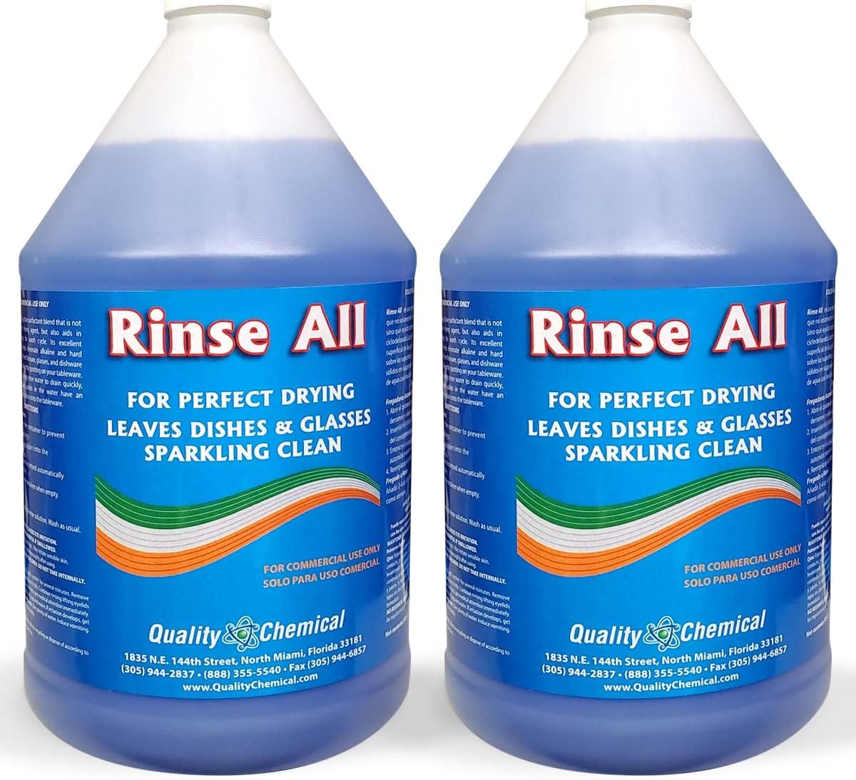 Rinse All / Commercial Industrial Grade Rinse Aid / 1 Gallon (128 oz.)