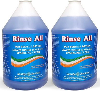 Rinse All / Commercial Industrial Grade Rinse Aid / 1 Gallon (128 oz.)