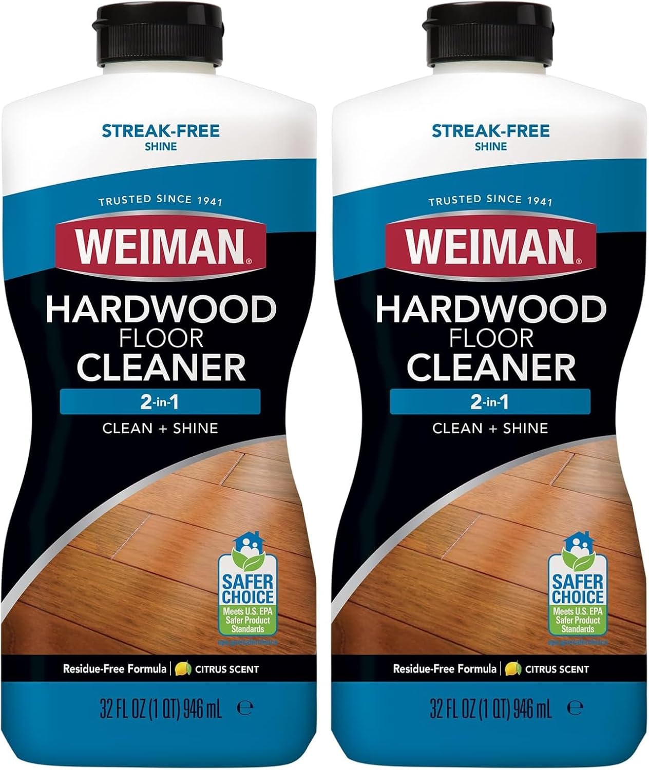 Weiman Hardwood Floor Cleaner - 128 Ounce Refill - Finished Engineered Hardwood Floors