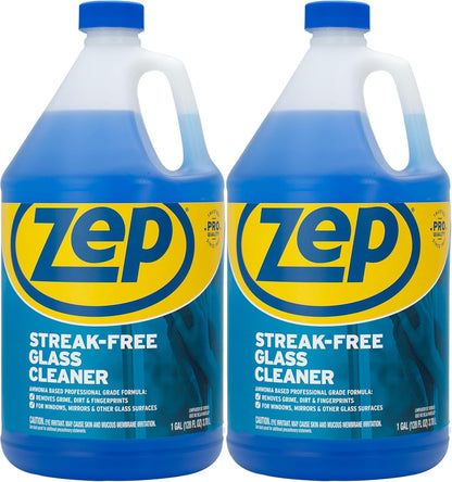 Zep, ZU1120128, Streak-Free Glass Cleaner, 128 ounce