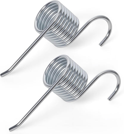 (2-Pack) Large 8-Loop Commercial Mop Bucket Wringer Spring Compatible with Rubbermaid Mop Bucket Side-Press Wringer Torsion Spring Replacement Parts For FG757588YEL, FG757588BRN, FG757588BLUE