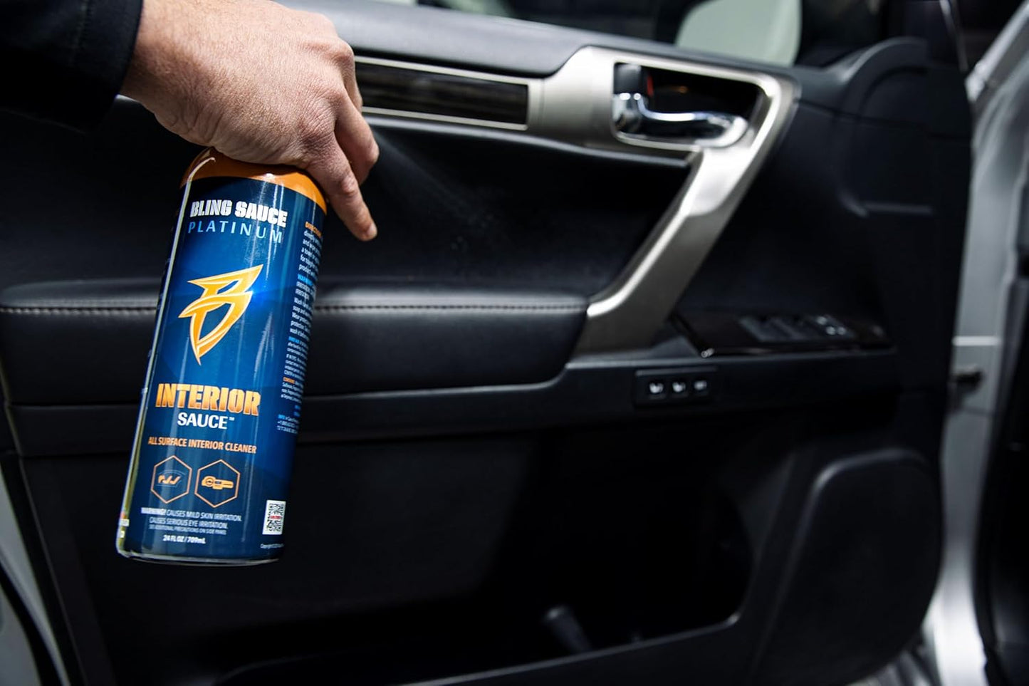 Bling Sauce Platinum Spots Sauce, Heavy-Duty Hard Water Spot Remover for Cars, Trucks, SUVs, 24oz.