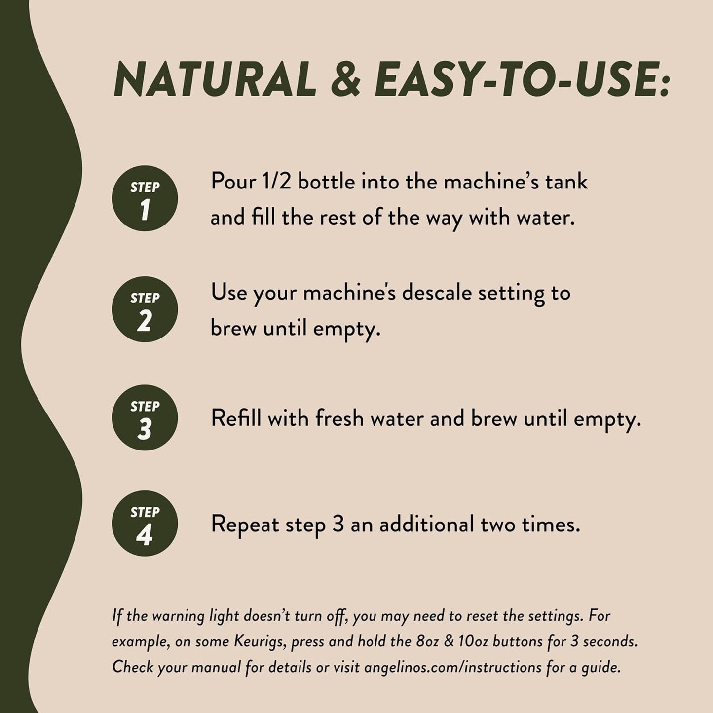 Universal Descaling Solution for Keurig, Nespresso, Breville, DeLonghi & Ninja (2 Uses) – Professional Coffee Descaler & Cleaner – Removes Limescale to Restore Flow & Temp – Odorless & Residue-Free