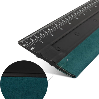 NEWISHTOOL Vinyl Wrap Squeegee for Vinyl, Big Size Wallpaper Smoothing Squeegee, 3 Pack 25CM Decals Squeegee with Ruler & Micro Suede Felt Edge for Sign Making Graphic Window Tint Film Application
