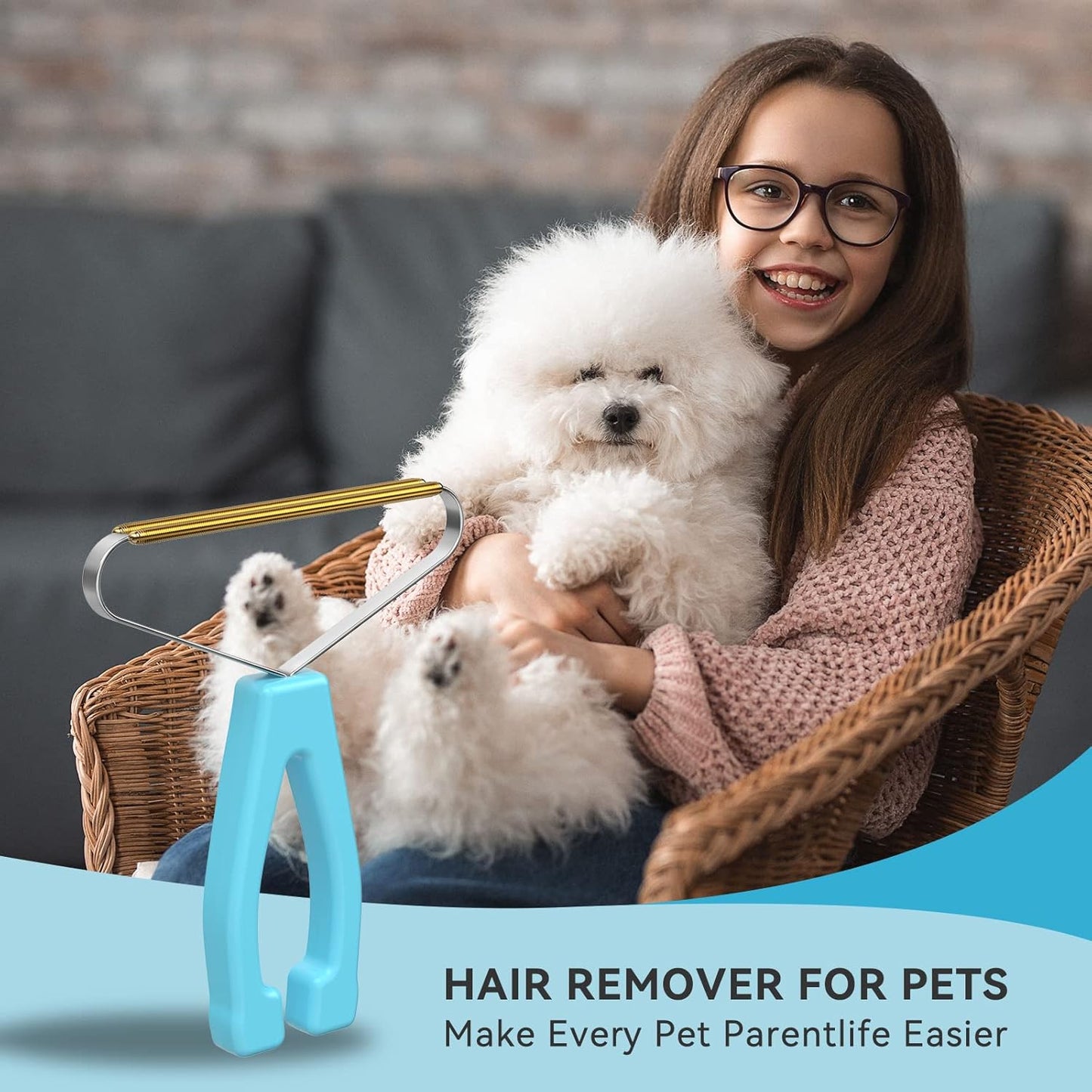 Lint Remover,Pet Hair Remover, Dog Cat Hair Remover,Carpet Rake for Pet Hair Removal,Carpet Rake,Lint Brush,Lint Shaver for Carpets, Car Mat,Couch,Pet Bed,Furniture & Rug(1 PCS)