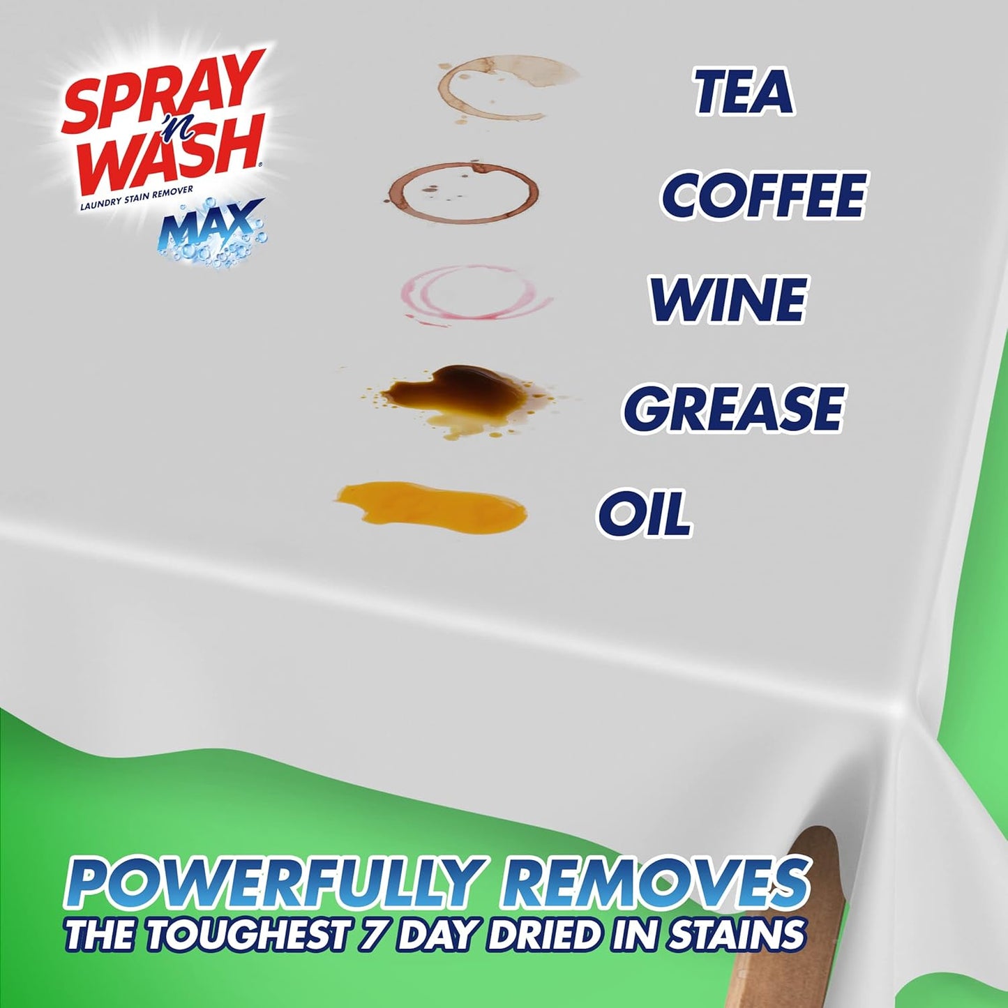 Spray N’ Wash Max Stain Remover Spray, Laundry Pre-Treat for Tough Stains, 16oz
