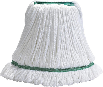 Winco Poly-Cotton Blend Commercial Mop Head, Cut End, 24 Ounce, White