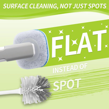 Toilet Bowl Cleaner Wand Refills Compatible with CLOROX, 21 Count Disposable Toilet Brush Refills, Replacement Heads for Toilet Cleaning System