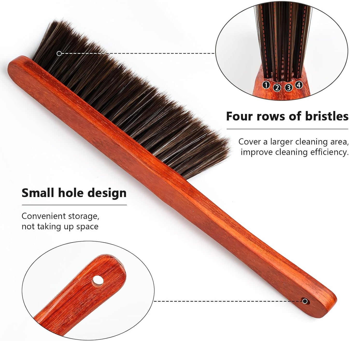 Hand Broom Brush Dust Cleaning: Hand Brush, Dusting Brush, Couch Brush, Soft Brush Cleaning, Dust Broom, Handheld Broom, Bed Brush, Hand Brush for Cleaning The Bed, Sofa, Fireplace, car, etc.