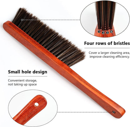 Hand Broom Brush Dust Cleaning: Hand Brush, Dusting Brush, Couch Brush, Soft Brush Cleaning, Dust Broom, Handheld Broom, Bed Brush, Hand Brush for Cleaning The Bed, Sofa, Fireplace, car, etc.