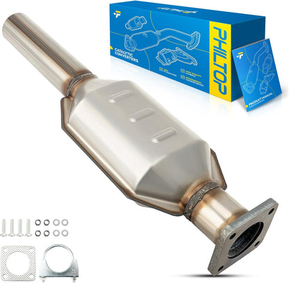 PHILTOP Left and Right Catalytic Converter Replacement For 2005-2010 300 2.7/3.5L V6 RWD, 2006-2010 Charger 2.7/3.5L V6 RWD, 2005-2008 Magnum 2.7/3.5L V6 RWD Replace 55434, 55433 (EPA Compliant) - Colors A