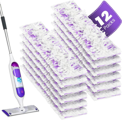 42 Count Disposable for Swiffer Wet Pads Refill Replacement for Swiffer WetJet Spray Mop, Extra Strong Dirt Locking and Water Absorbent, Powerful Stain Removal