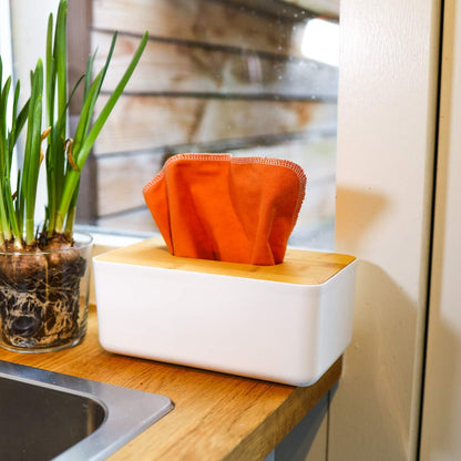 Reusable Paper Towels - Value Pack of 24 Paperless Paper Towels! - 100% Cotton, Super Soft, Absorbent, Washable and Made To Last