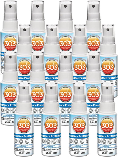 303 Products (30308CSR) UV Protectant Spray for Vinyl, Plastic, Rubber, Fiberglass, Leather & More – Dust and Dirt Repellant - Non-Toxic, Matte Finish, 16 Fl. oz., White