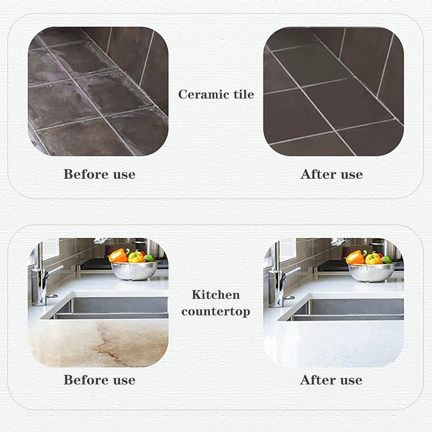 Marble Polishing Paste, Granite Cleaner Countertop, Marble Polish, No Machine Needed - Professional Polish Compound for Granite, Marble, Quartz & Stone | Restores & Enhances Shine (2.2LB)