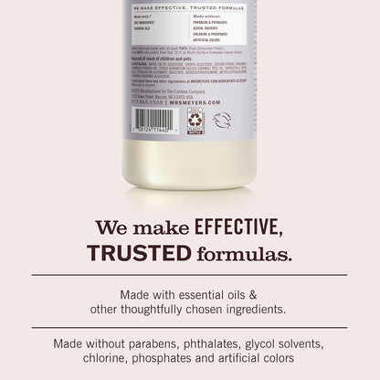 MRS. MEYER'S CLEAN DAY Multi-Surface Cleaner Concentrate, Use to Clean Floors, Tile, Counters, Lavender, 32 fl. oz