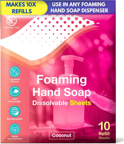 Dissolvable Toilet Bowl Cleaner Sheets (No Bottles, Easy Clean, Quick-Dissolving, Mess-Free, Septic-Safe Cleaning for Home & Office) - 40 Sheets, Pine Scent