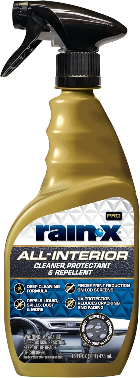 Rain-X 620234SRP Carpet & Upholstery Cleaner Repellent for Car Interiors & More, Cleans + Repels Spills while Preventing Stains, Fresh Scent 16 Fl Oz.