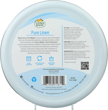 Citrus Magic Odor Absorbing Solid Air Freshener, Fresh Citrus, 8-Ounce, Pack of 1