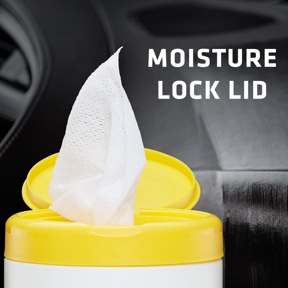 Armor All Interior Cleaner Car Leather Wipes by , For Cleaning Cars, Trucks and Motorcycles, 20 Count