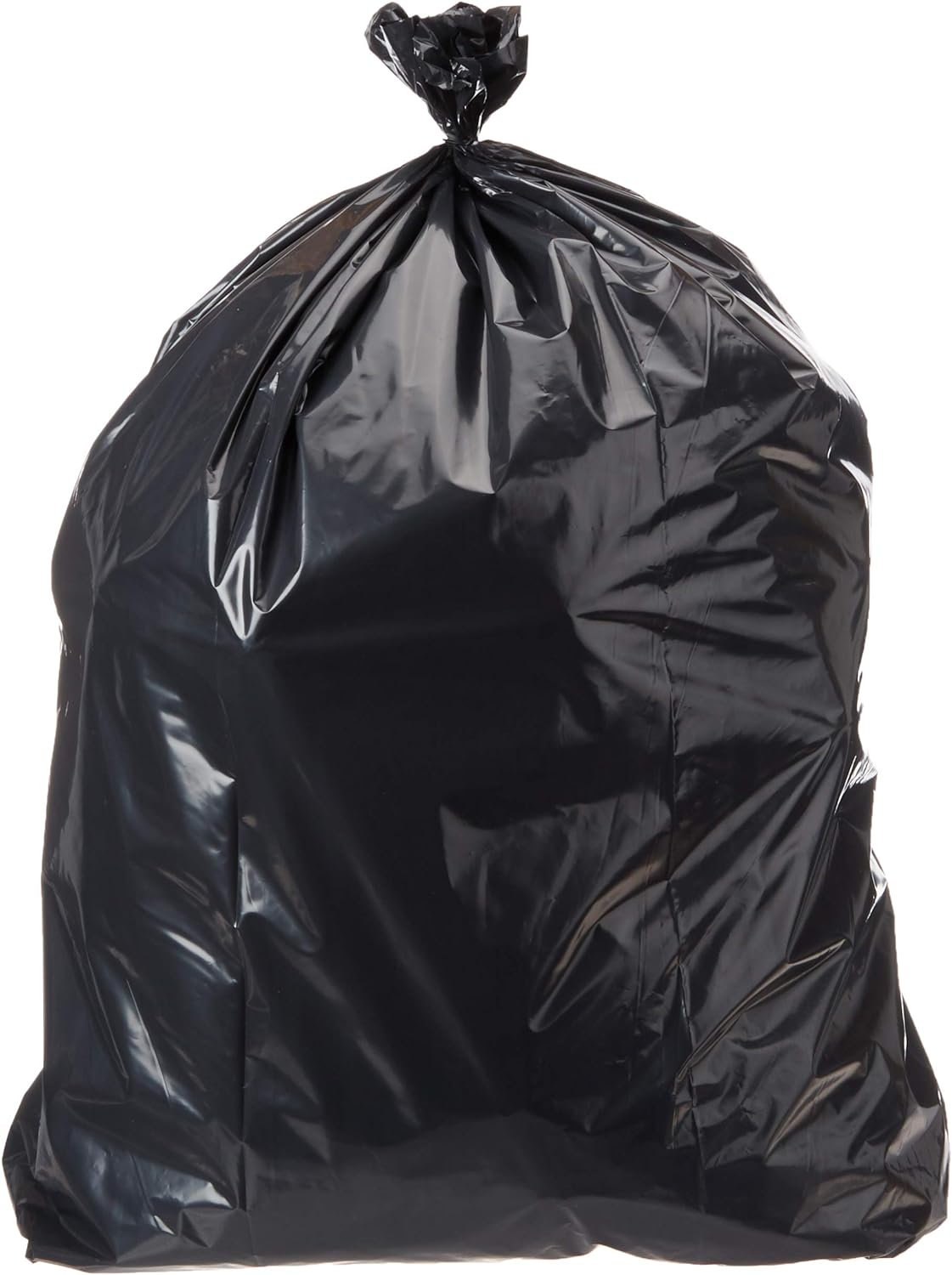 AmazonCommercial Construction Contractor Bag, Puncture Resistant, 42 Gallon, 3 Mil, 50 Count