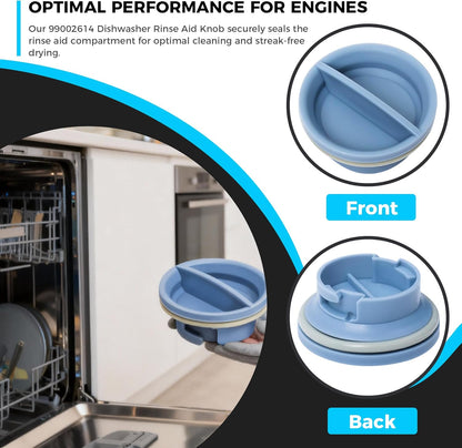 2026 Upgraded 99002614 Dishwasher Rinse Aid Dispenser Cap WP99002614 Fit for Maytag Dishwasher Replaces 1011937 AP4114275 PS2099962 EAP2099962 By Romalon