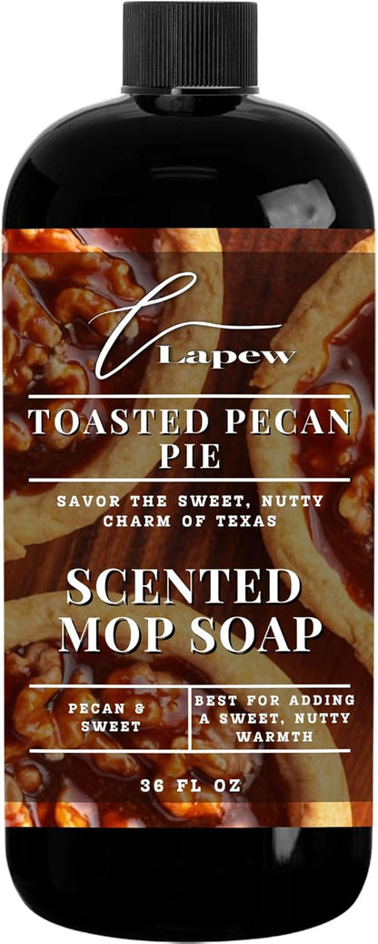 Lapew Santal Scented Mop Soap - Luxury Floor Cleaner Concentrate for Mopping Tile, Laminate, Vinyl & Hardwood | Streak-Free, Low-Foam | 36 oz - Colors A