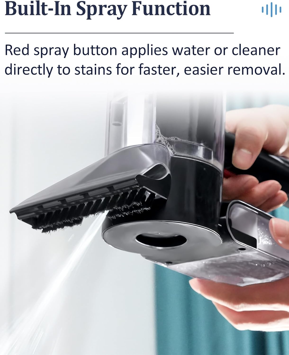 Sub Surface Carpet Extraction Vacuum Attachments for Water Wet Extractor Vac Cleaners, Stain Remover Deep Cleaning Rug Shampooer Tools for Sofa, Rug, Car Seats – Spray & Extract Stains Easily