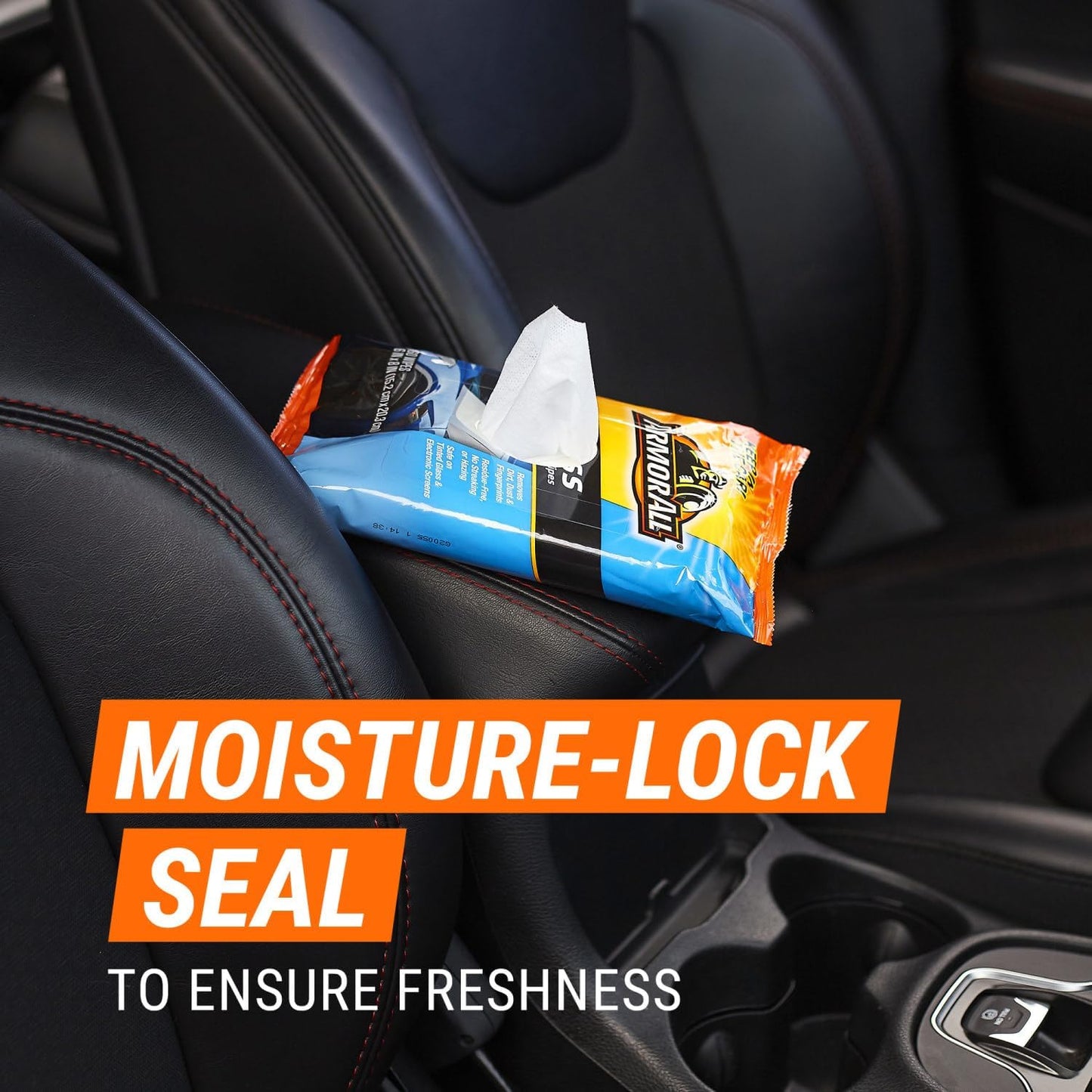 Armor All Car Protectant Wipes, Interior Car Wipes with UV Protection Against Cracking and Fading, 60 Wipes