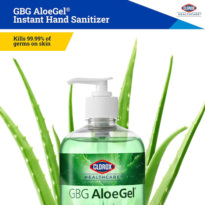 Clorox Healthcare GBG AloeGel Hand Sanitizer Wipes, Bleach-Free Sanitizing Wipes for Hands with 71% Ethyl Alcohol and Aloe - FDA Registered, Resealable Travel Pouch, 20 Count