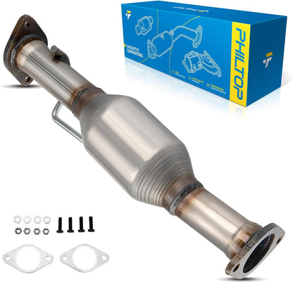 PHILTOP Left and Right Catalytic Converter Replacement For 2005-2010 300 2.7/3.5L V6 RWD, 2006-2010 Charger 2.7/3.5L V6 RWD, 2005-2008 Magnum 2.7/3.5L V6 RWD Replace 55434, 55433 (EPA Compliant) - Colors B