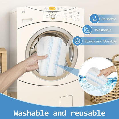Pure Realm 40 Cout Power Mop Pads Refills for Powermop , Multi-Surface Disposablen swiffer Power Mop Pads，Unscented Spray Cleaning Repalcement Pads Refill