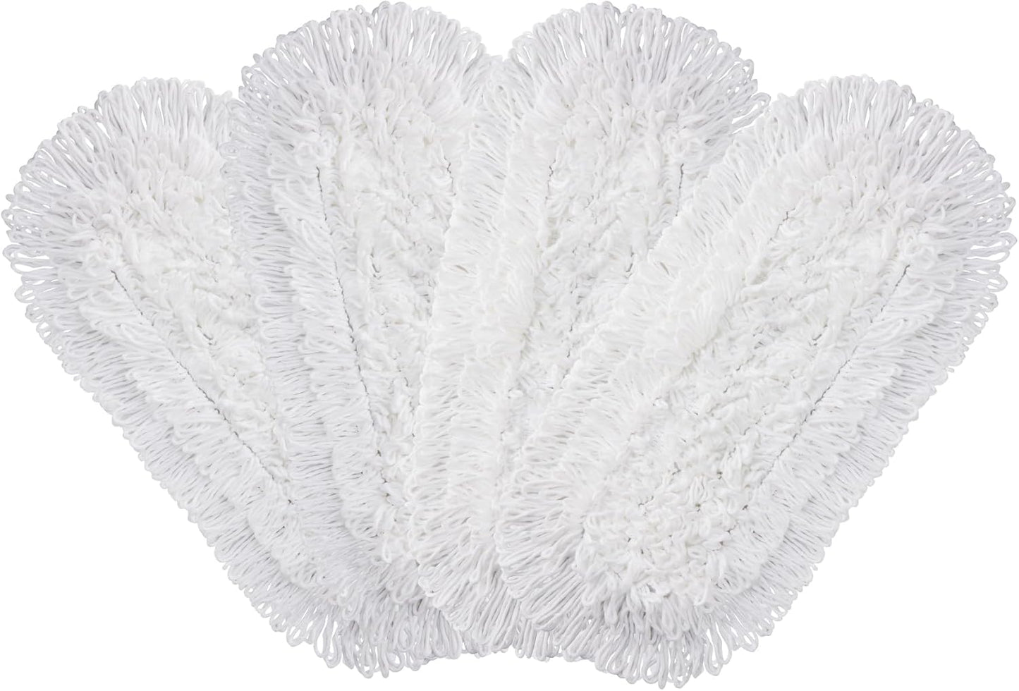 CLEANHOME Microfiber Mop Pads 4 Pieces for Floor Cleaning,Fit CLEANHOME Dust Mop: B09PBPGSJ3, Chenille Microfiber Replacement Pads