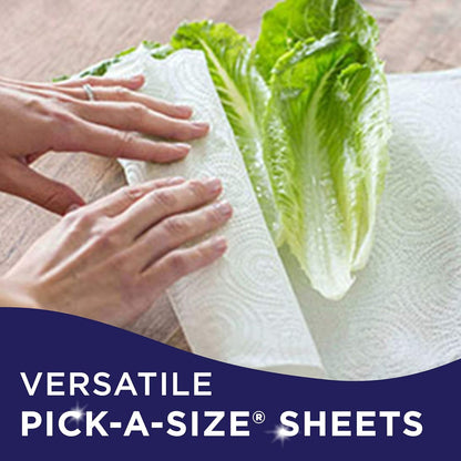 Sparkle Pick-A-Size Paper Towels, 6 Double Rolls (660 Sheets Total) - Strong 2-Ply Towels for Kitchen Cleanup and Everyday Messes