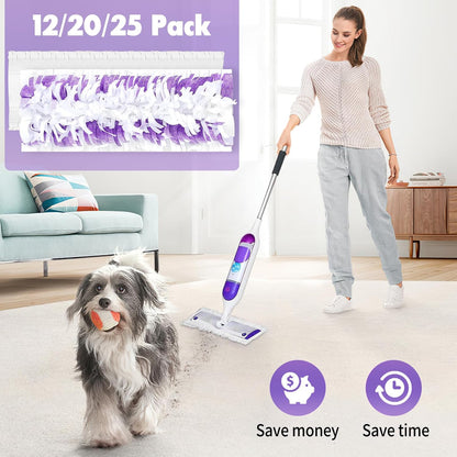 60PCS Disposable Mopping Pads Refills for Swiffer PowerMop,Replacement with Swiffer Power Mop Refills for Swiffer Power Mop Pads Multi-Surface for Floor Cleaning