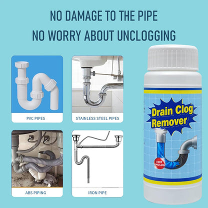 Wild Tornado Pipe Dredge, drain clog remover，Powerful Sink and Drain Cleaner, Fast Foaming for Kitchen and Pipes Cleaning Tool（4pcs）