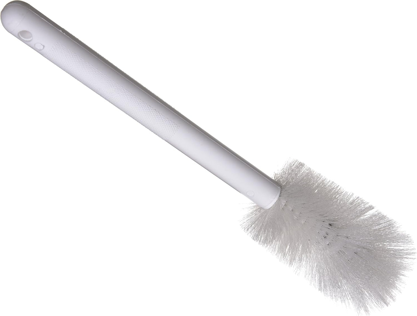 SPARTA Large Water Bottle Brush Ideal for Wide-Mouth Jars, Bottles and Tumblers, Dishwashing Tool with Handle for Home and Commercial Kitchens, Plastic, 12 Inches, White