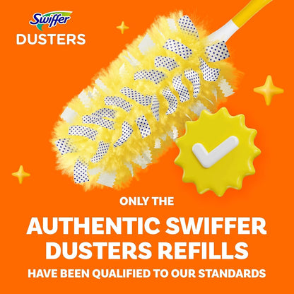 Swiffer 21620BX 360 Dusters Refill, Dust Lock Fiber, Yellow, 6/Box