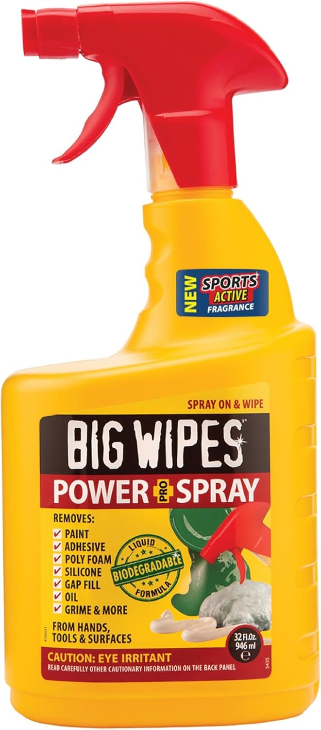 BIG WIPES Heavy Duty Industrial Hand Cleaning Wipes, Textured Scrubbing Degreaser Wipes for Mechanics and Tool Cleaner – 80 Count Canister (1 Pack)