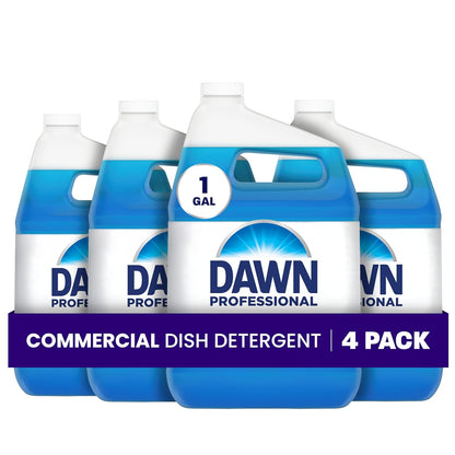 Dawn Professional Pot and Pan Detergent, Regular Scent, 3.8l (Case of 4)
