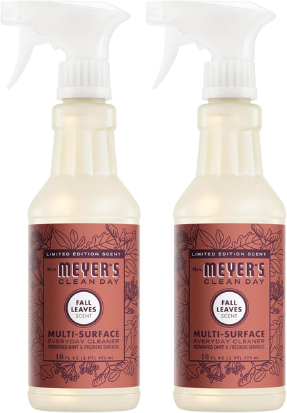 MRS. MEYER'S CLEAN DAY Multi-Surface Everyday Cleaner, Fall Leaves Scent, 16 Fl Oz Bottle