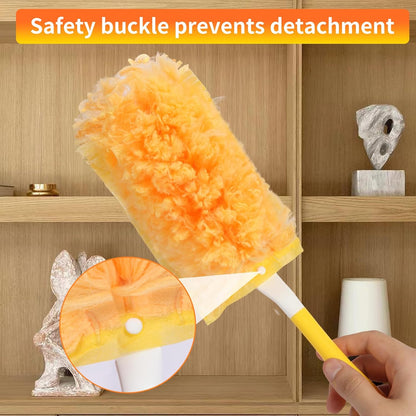 30 Count Duster Refill for Swiffer Duster with 1 Handle - 360° Multi-Surface Larger Size Feather Dusters, Disposable Duster Kit for Cleaning Home, Furniture, Blinds and Ceiling Fans