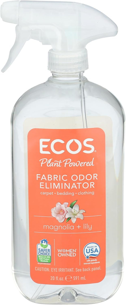 Ecos, Fabric Refresher Odor Eliminator Magnolia Lily, 20 Ounce