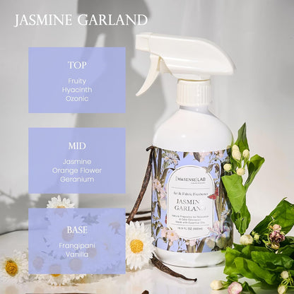 ‌M&SENSE Air & Fabric & Pet Odor Eliminator Spray - 16.9oz Large Size Natural Safe Air Freshener Rose Scented Deodorizer for Home Eliminates Smoke & Musty Smells, Ideal for ‌Dining Room Living Spaces